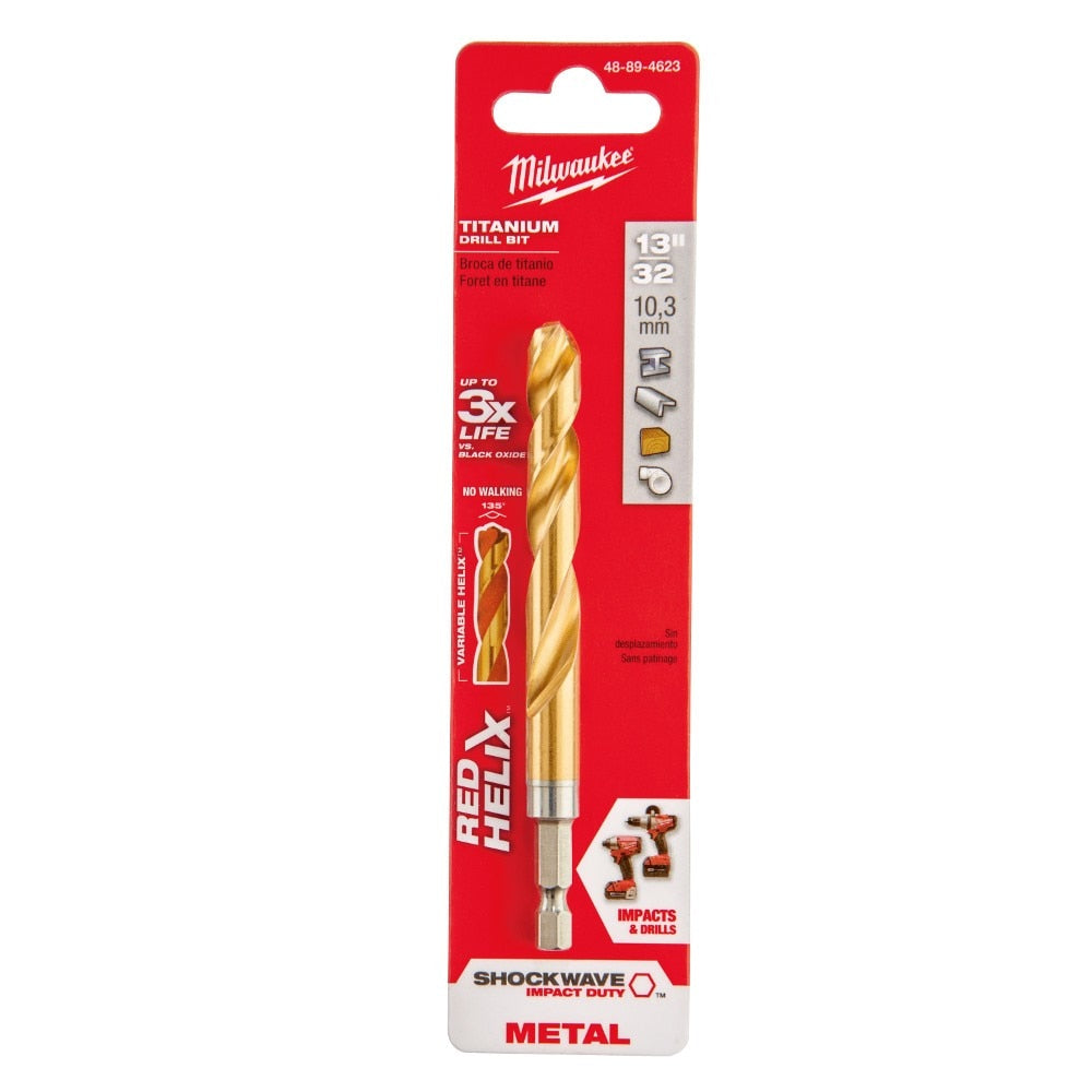 Milwaukee 48-89-4623 13/32" Titanium Shockwave Drill Bit - 2