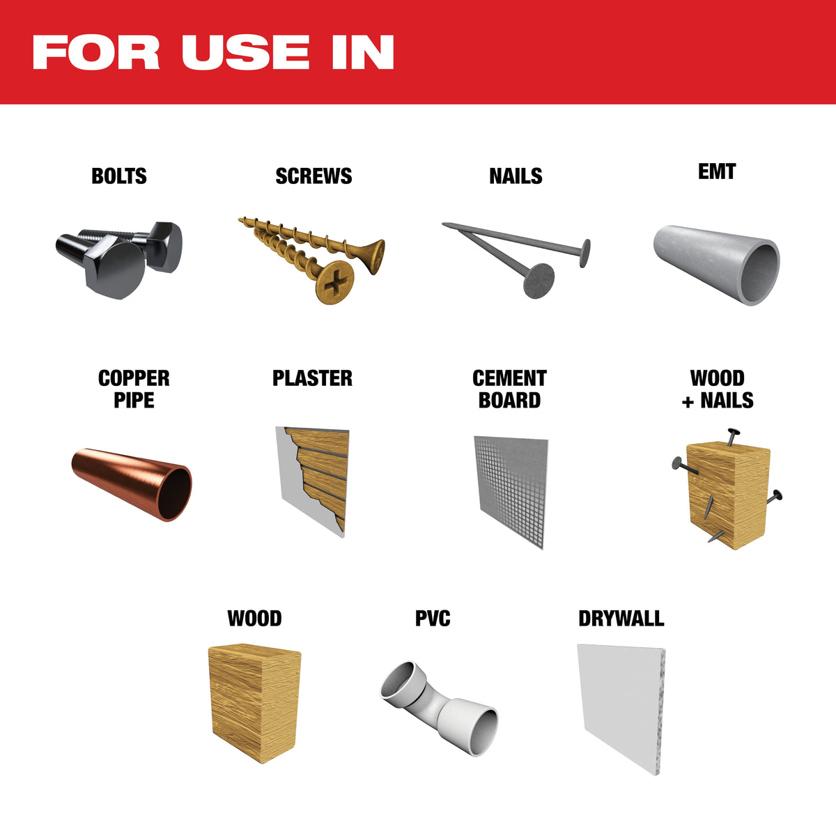 Milwaukee 49-10-9001 Oscillating Multi-Tool Blade Kit (3-Piece) for Metal, Wood, and Hardwood - 2