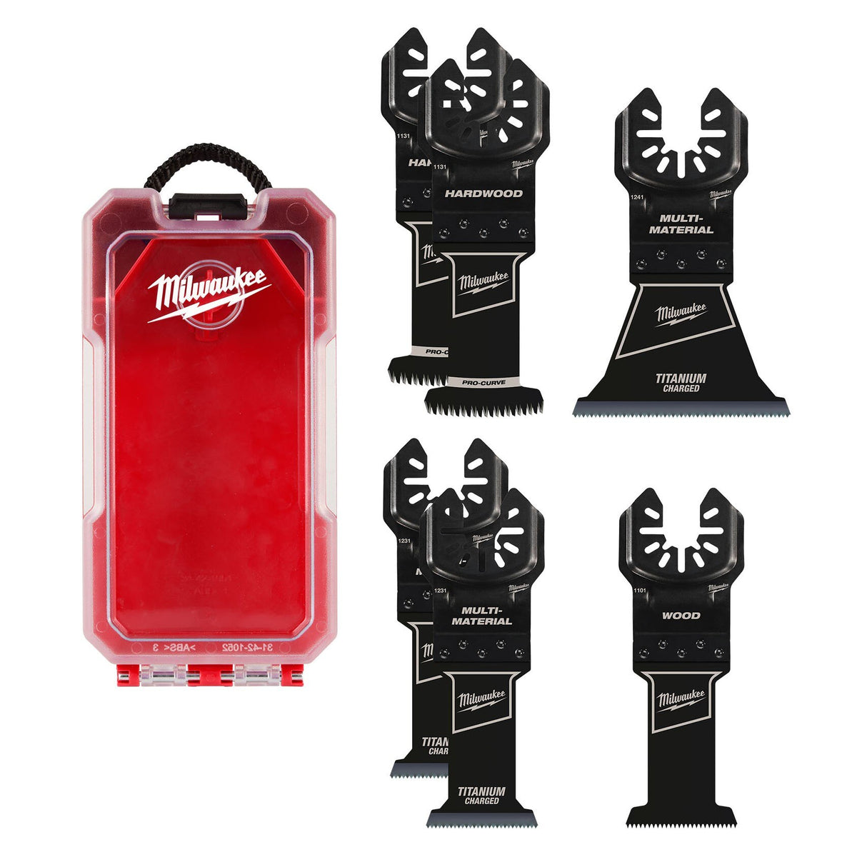 Milwaukee 49-10-9112 Milwaukee® OPEN-LOK™ 6PC MULTI-TOOL BLADE KIT