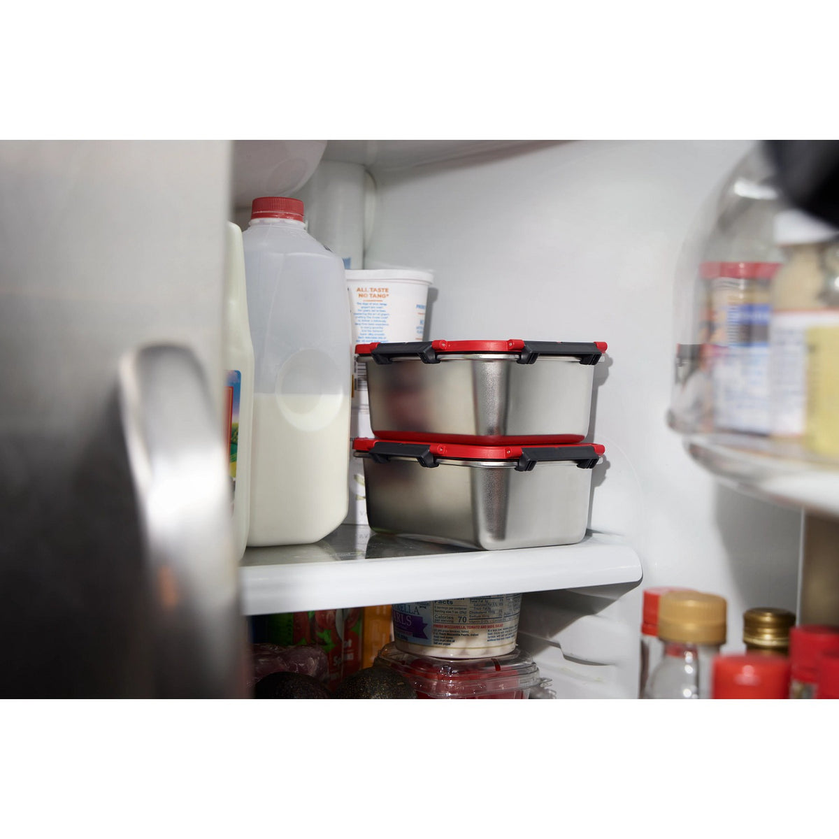 Milwaukee 49-16-0202 Stainless Steel Container for M18 Jobsite Lunch Warmer with Leak-Proof Lid - 8