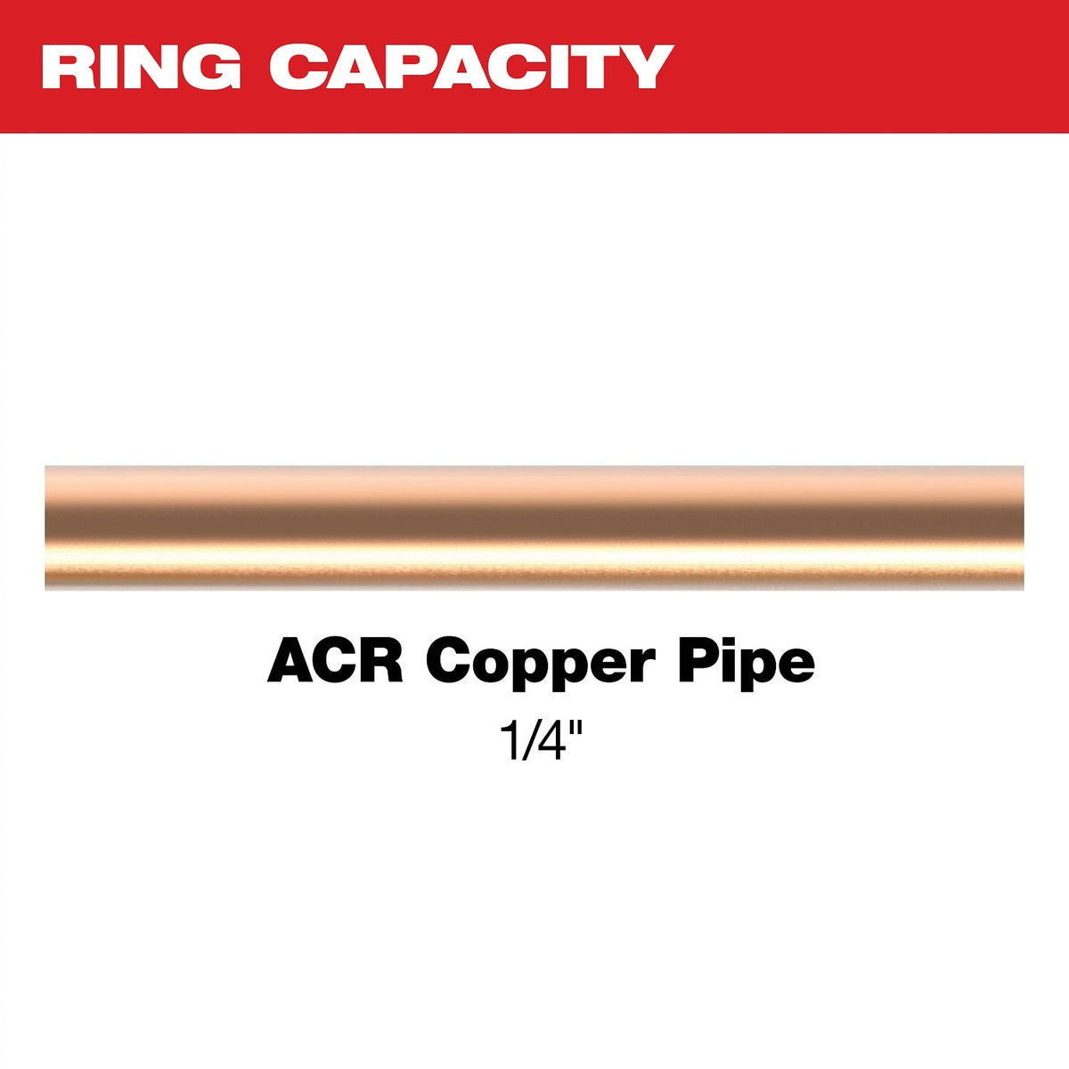 Milwaukee 49-16-2650MX 1/4" Streamline ACR Pivoting Press Ring - 2