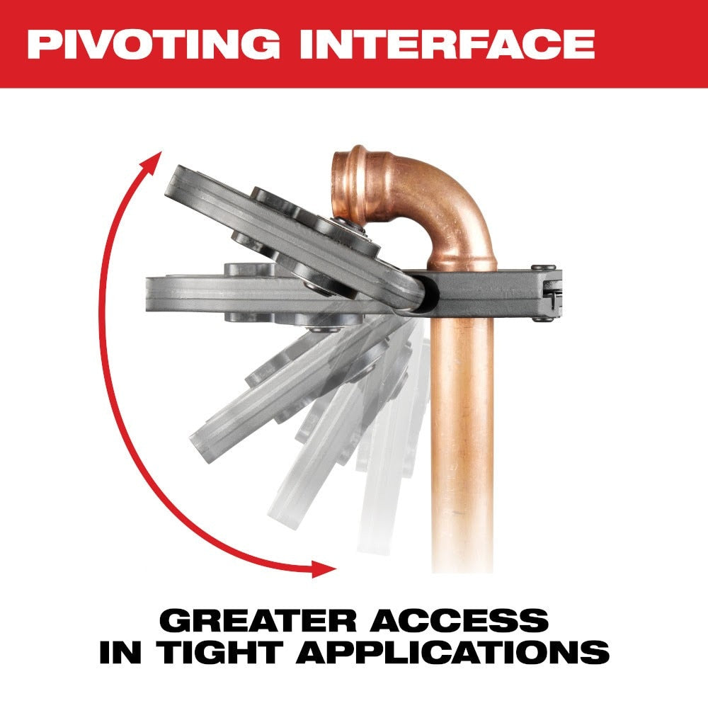 Milwaukee 49-16-2653X 1-1/4" CTS-V Pivoting Press Ring for M18 & M12 FORCE LOGIC Press Tools - 4