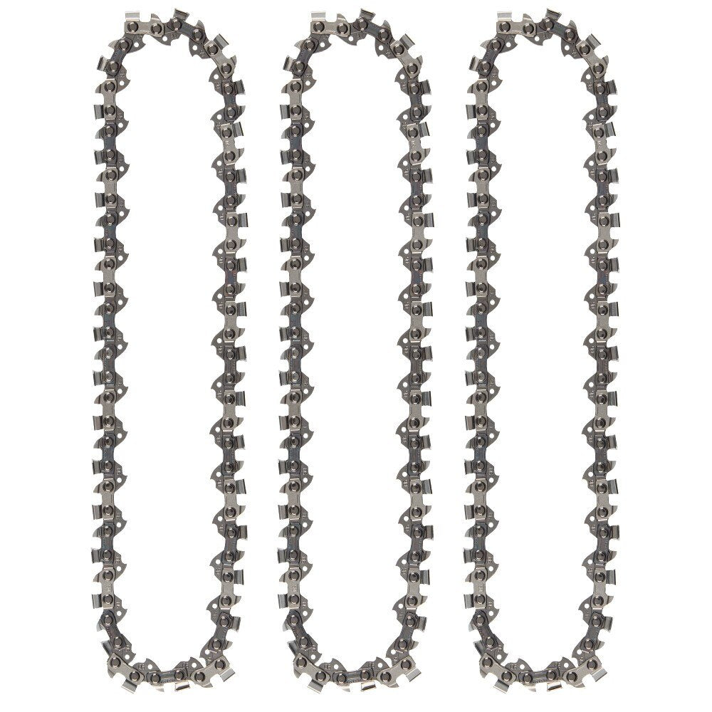 Milwaukee 49-16-2817 8" 3/8" LOW PROFILE Pitch, .043" Gauge Saw Chain - 3 PK