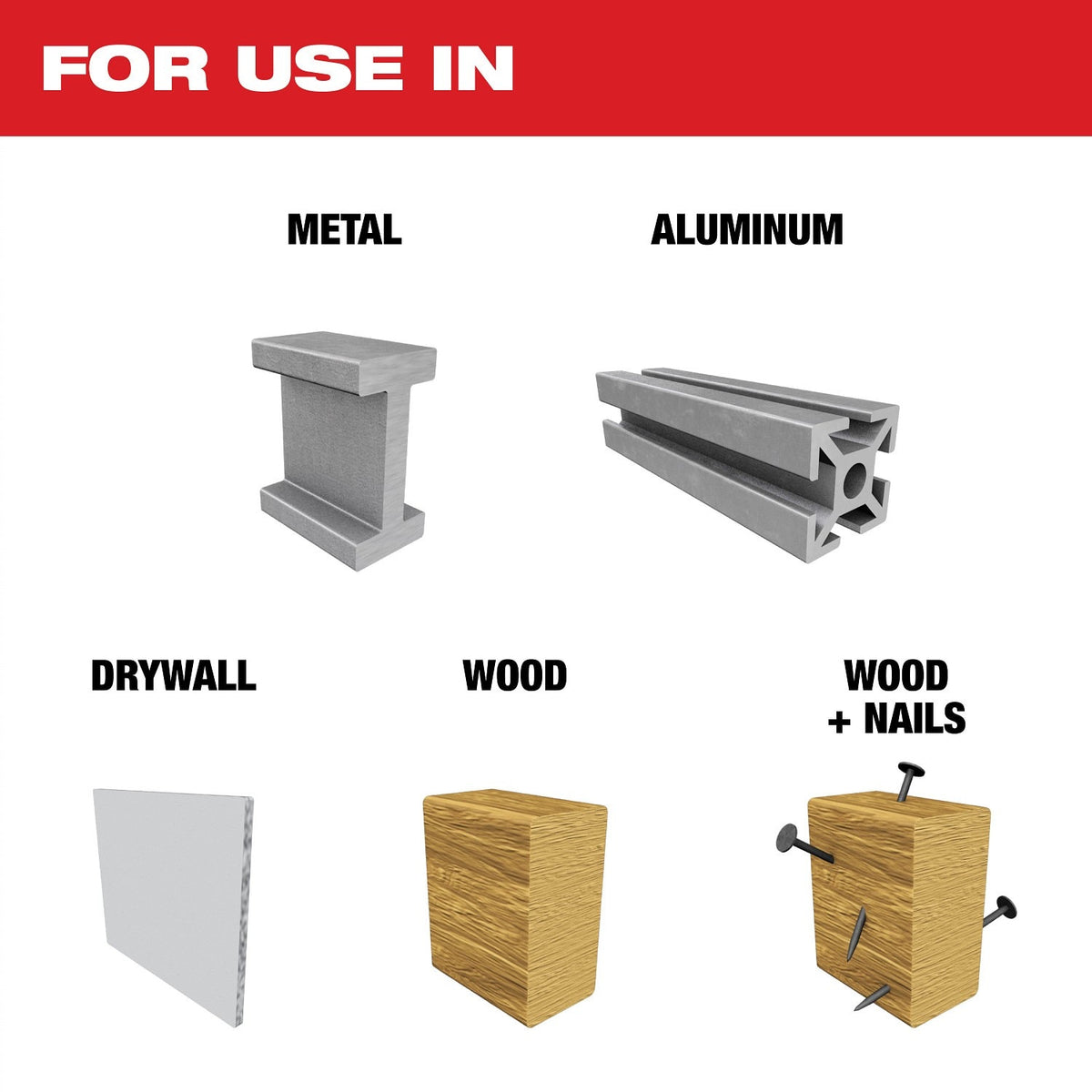 Milwaukee 49-22-4009 HOLE DOZER™ Large Diameter Hole Saw Kit - 9PC - 2