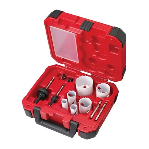 Milwaukee 49-22-4095 7/8" - 2-1/2" 10-Piece Electrician's Hole Dozer Hole Saw Kit