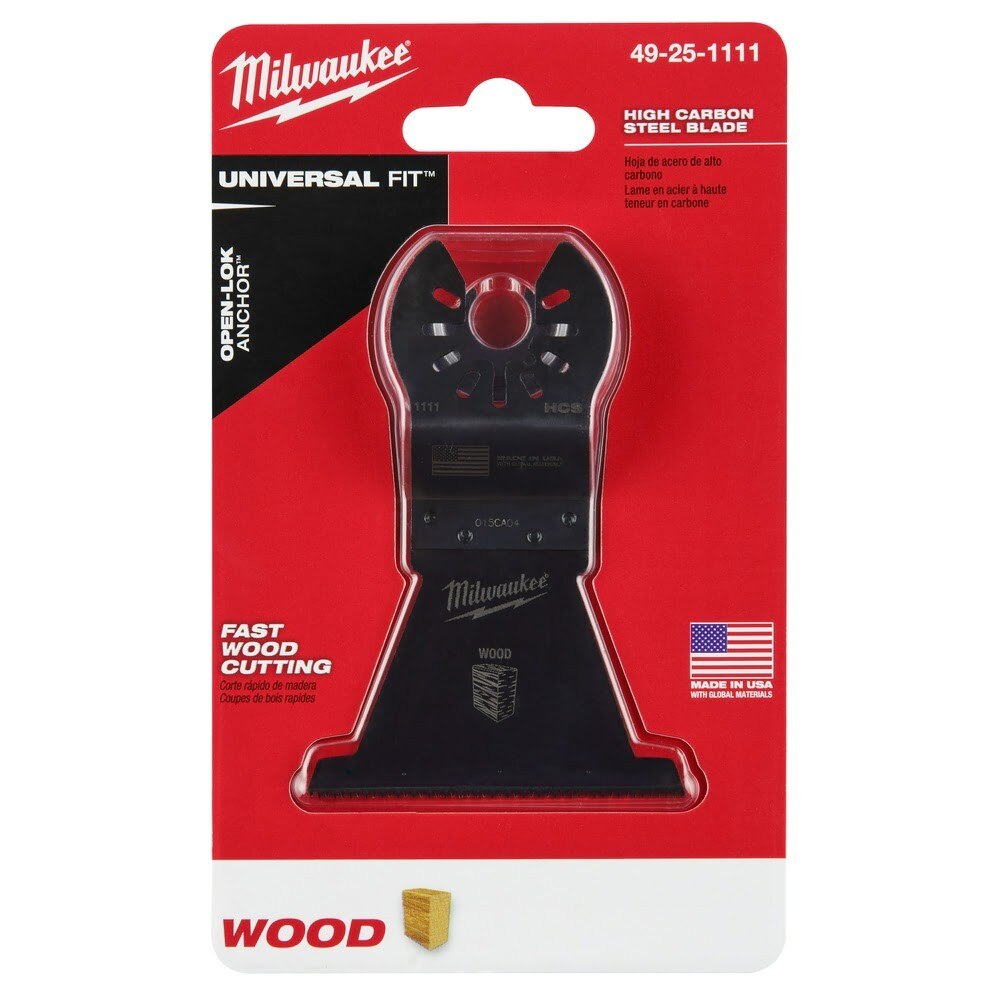 Milwaukee 49-25-1101 Milwaukee® OPEN-LOK™ 1-3/8" HCS WOOD BLADE 1PK - 9