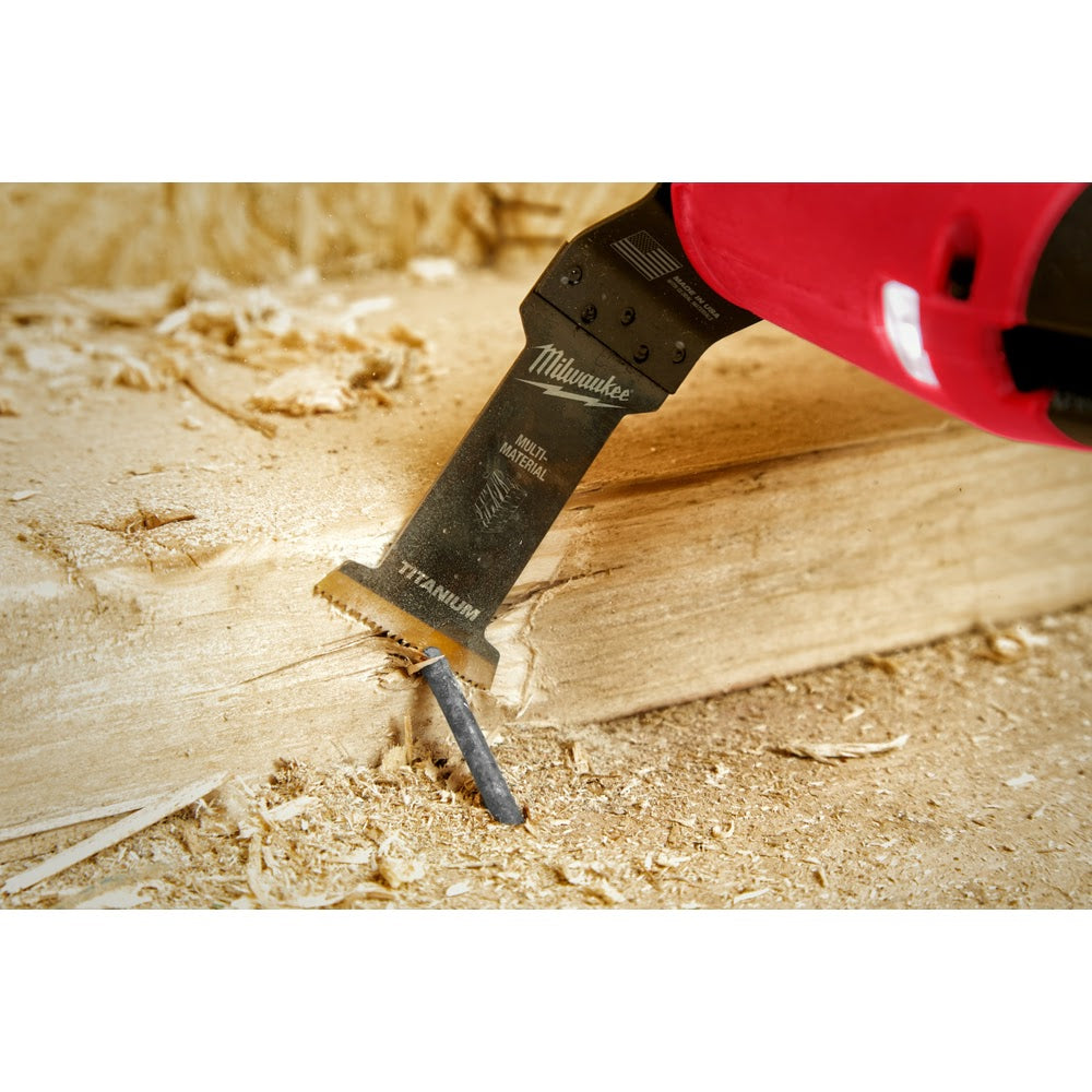 Milwaukee 49-25-1231 Milwaukee® OPEN-LOK™ 1-3/8" TITANIUM ENHANCED BI-METAL MULTI-MATERIAL BLADE 1PK - 12