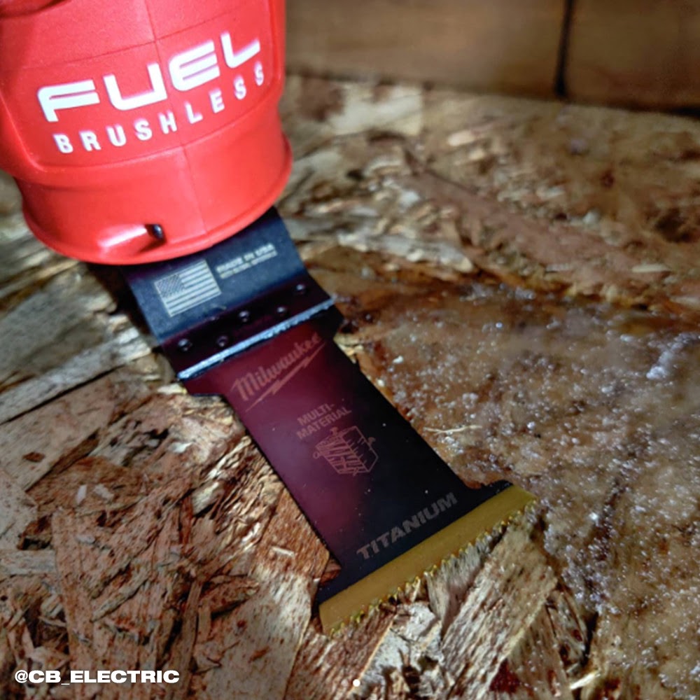 Milwaukee 49-25-1231 Milwaukee® OPEN-LOK™ 1-3/8" TITANIUM ENHANCED BI-METAL MULTI-MATERIAL BLADE 1PK - 13