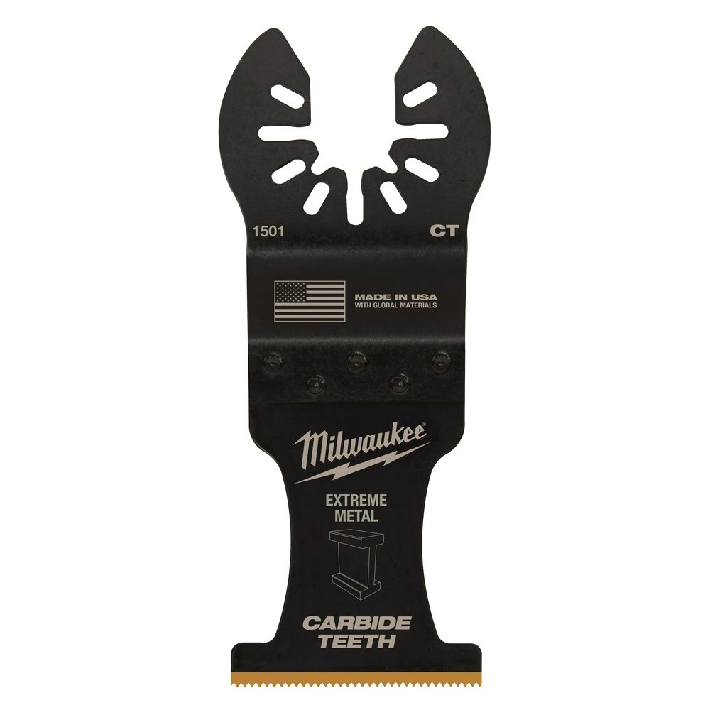 Milwaukee 49-25-1502 Milwaukee® OPEN-LOK™ 1-3/8" TITANIUM ENHANCED CARBIDE TEETH METAL BLADE 2PK - 2