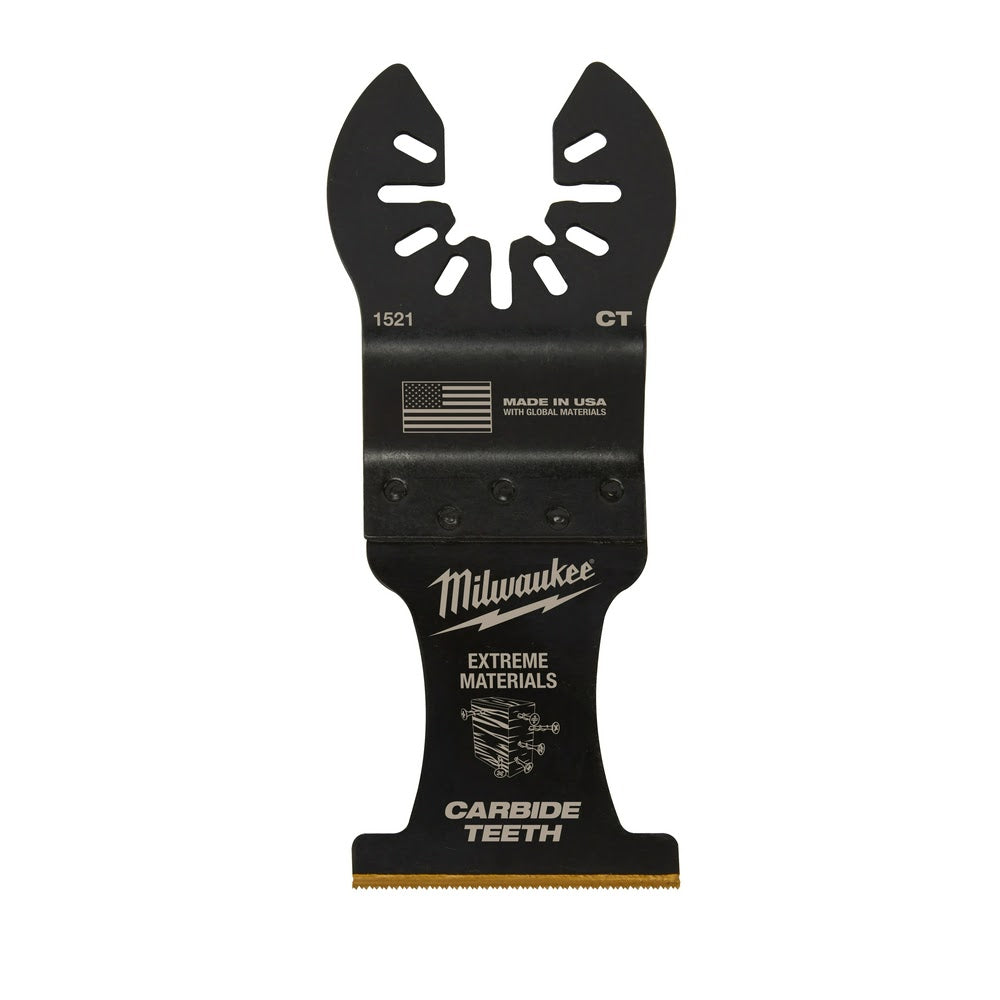 Milwaukee 49-25-1521 Milwaukee® OPEN-LOK™ 1-3/8" TITANIUM ENHANCED CARBIDE TEETH MULTI-MATERIAL BLADE 1PK - 7