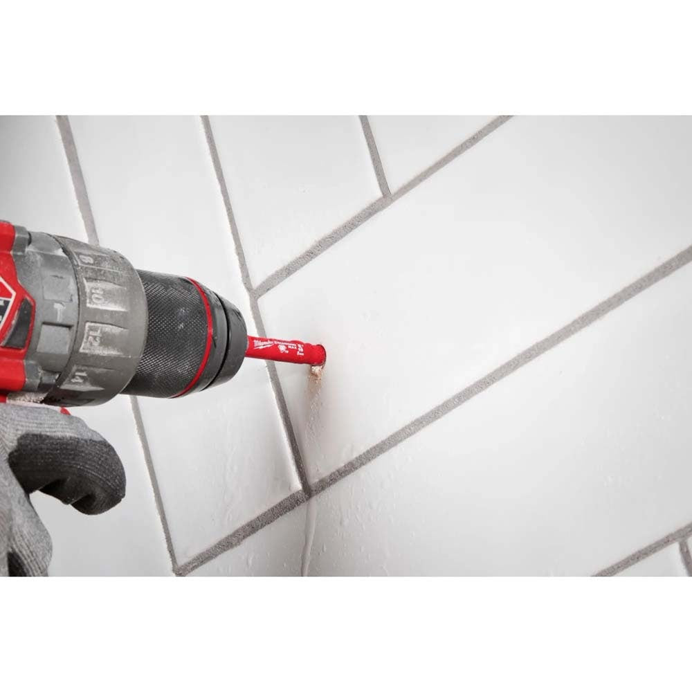 Milwaukee 49-56-0509 3/8" Diamond Hole Saw for Tile, Stone, and Glass - 6