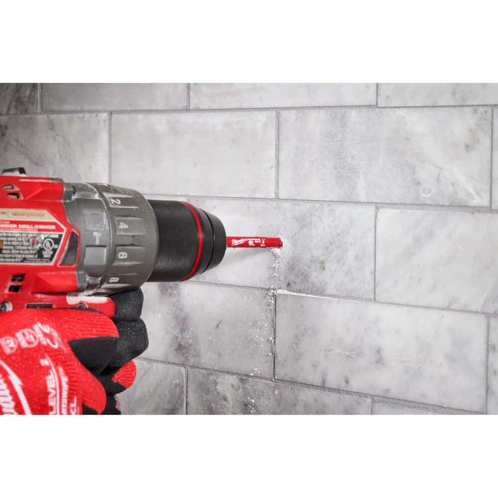Milwaukee 49-56-0570 Diamond Max Hole Saw Bit Set - 8 Piece for Porcelain and Tile - 5