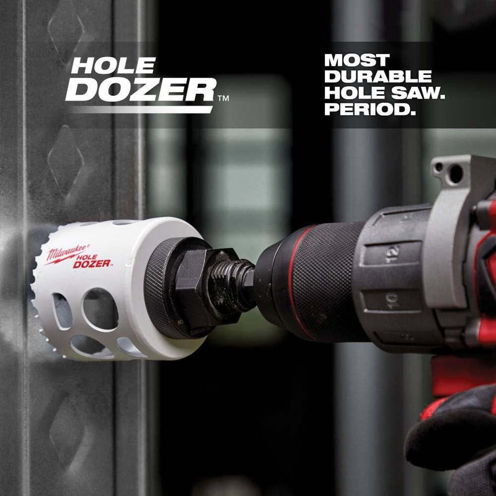 Milwaukee 49-56-9671 1-3/8" HOLE DOZER Bi-Metal Hole Saw with Arbor - 5