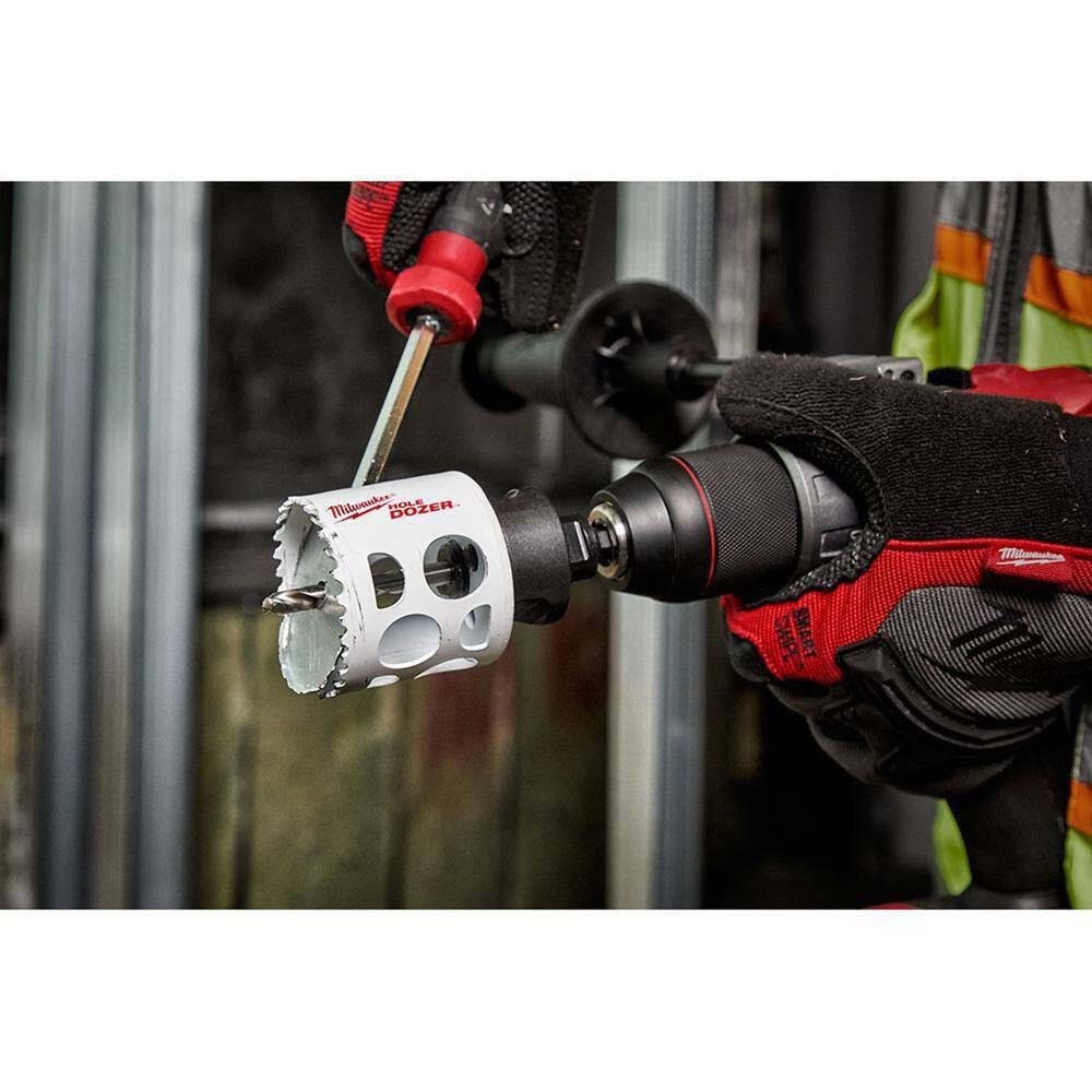 Milwaukee 49-56-9671 1-3/8" HOLE DOZER Bi-Metal Hole Saw with Arbor - 7