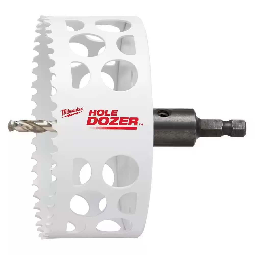Milwaukee 49-56-9687 4-1/4" HOLE DOZER Bi-Metal Hole Saw with Arbor and Pilot Bit
