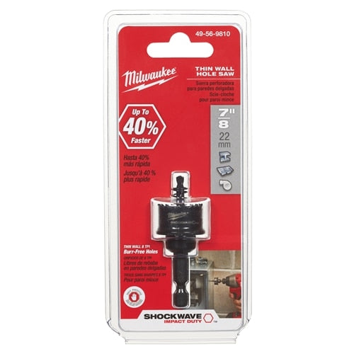 Milwaukee 49-56-9810 7/8" Shockwave Hole Saw - 2