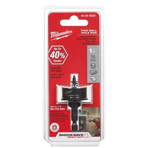 Milwaukee 49-56-9820 1-1/8" Shockwave Hole Saw - 2