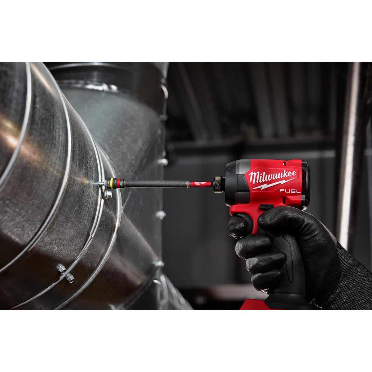 Milwaukee 49-66-4745 SHOCKWAVE Impact Duty 1/4 and 5/16 x 6 QUIK-CLEAR 2-in-1 Magnetic Nut Driver - 6