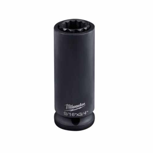 Milwaukee 49-66-5121 9/16" and 3/4" 2 In 1 12 Pt Socket - 2