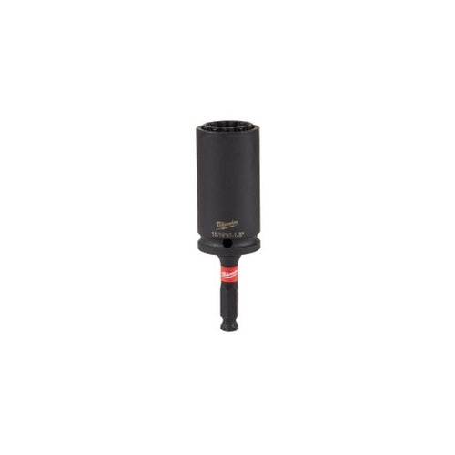 Milwaukee 49-66-5124 Shockwave Lineman's 12PT 15/16 " & 1 1/8" 2-in-1 Socket