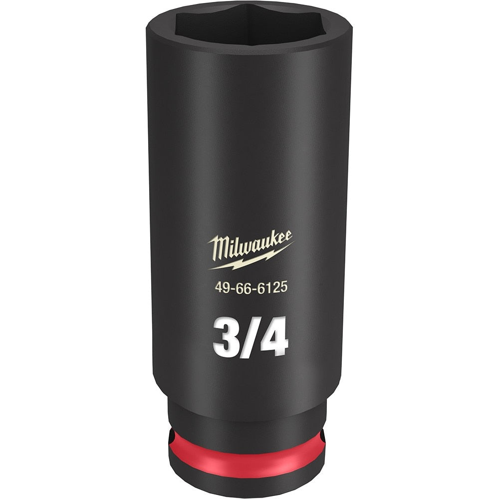 Milwaukee 49-66-6125 SHOCKWAVE Impact Duty™ 3/8"Drive 3/4" Deep 6 Point Socket