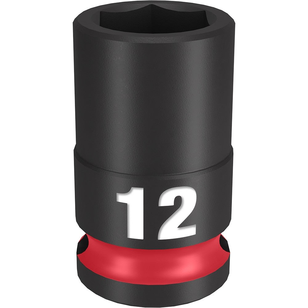 Milwaukee 49-66-6136 SHOCKWAVE Impact Duty™ 3/8"Drive 12MM Standard 6 Point Socket