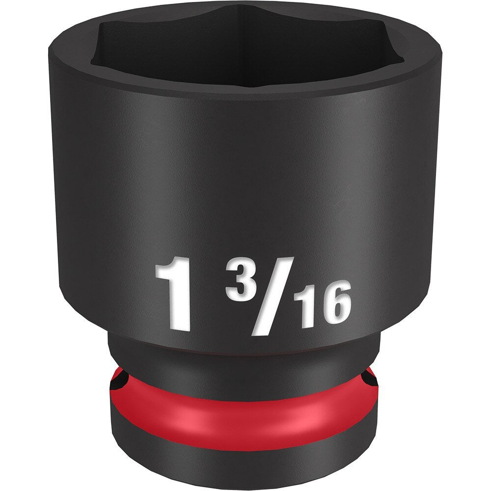 Milwaukee 49-66-6213 SHOCKWAVE Impact Duty™ 1/2"Drive 1-3/16" Standard 6 Point Socket