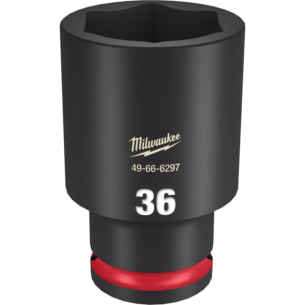 Milwaukee 49-66-6297 SHOCKWAVE Impact Duty™ 1/2"Drive 36MM Deep 6 Point Socket