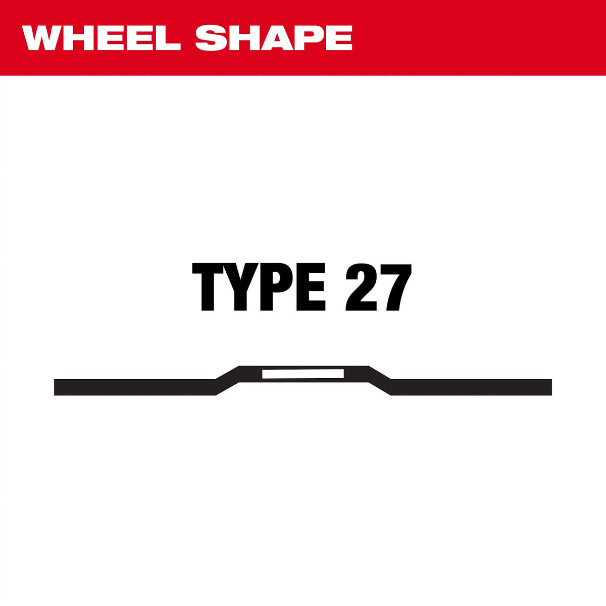 Milwaukee 49-94-0803 4-1/2 x 1/8 x 7/8 Dual Metal Cut and Grind Wheel Type 27 (25 Pack) - 2