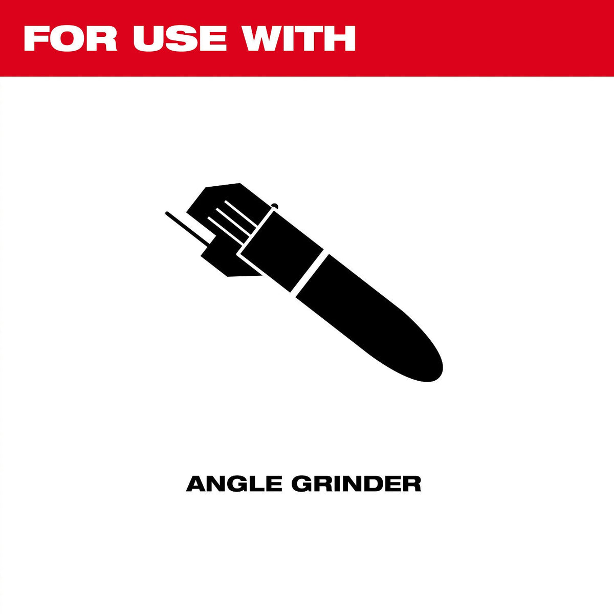 Milwaukee 49-94-1965 7 in. x 1/4 in. x 7/8 in. Type 27 Masonry Grinding Wheel (10 Pack) - 4