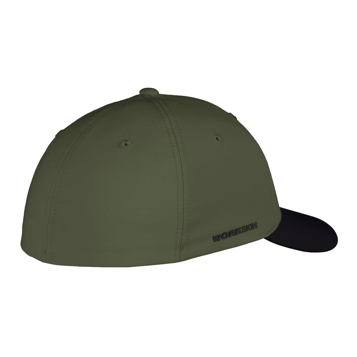 Milwaukee 507E-LXL WORKSKIN Performance Fitted Hat Moisture Wicking UPF 50 Green LXL (1 Hat) - 8