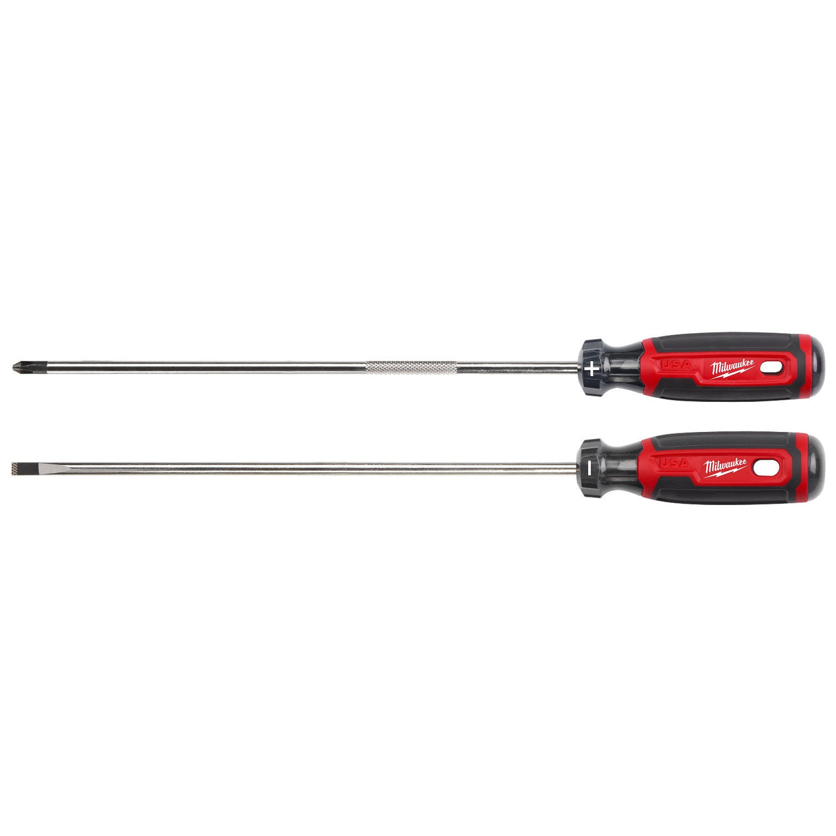 Milwaukee MT200-2L 2-Piece Cushion Grip Screwdriver Set Made in USA (2 Piece)