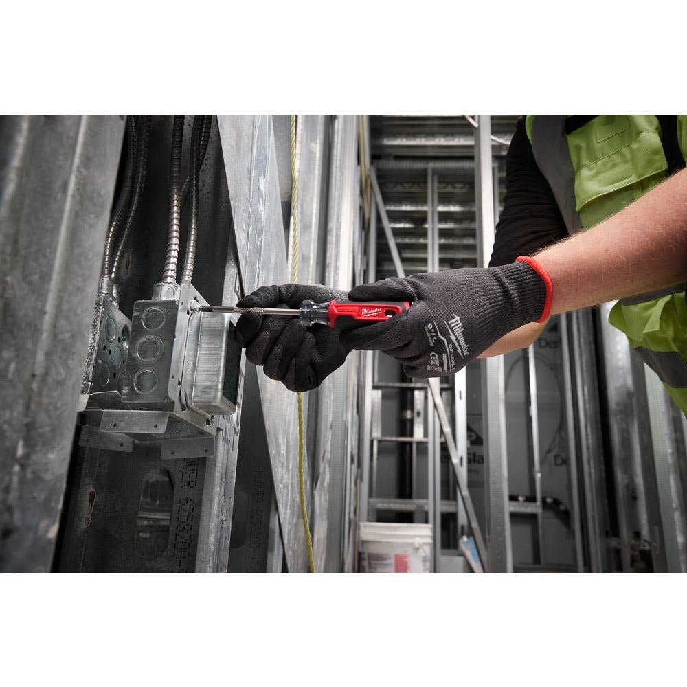 Milwaukee MT500-5 5PC Dipped Grip Cutting Pliers & Cushion Grip Screwdrivers Set (USA) - 7