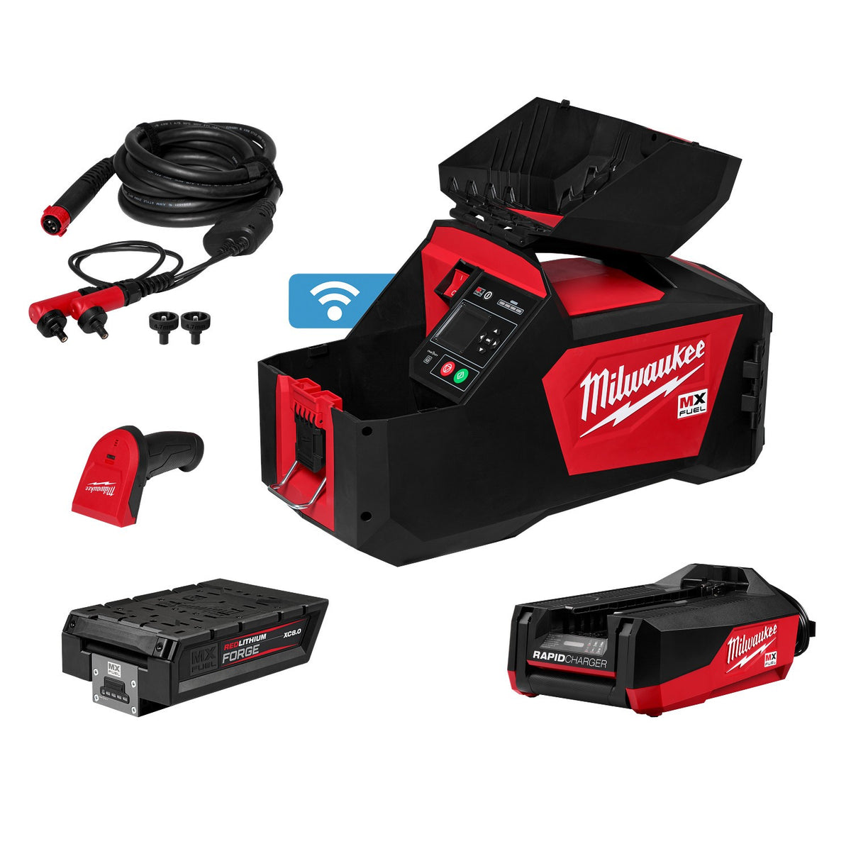 Milwaukee MXF545-XC MX FUEL Electrofusion Processor with 8.0Ah Battery Pack and Accessories - 15
