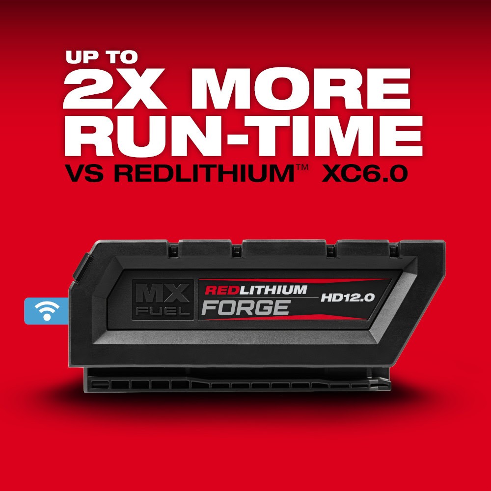 Milwaukee MXFHD812 MX FUEL REDLITHIUM FORGE HD12.0 Battery Pack - 4