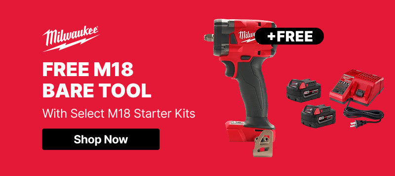 Grid - Milwaukee Free M18 Bare Tool with Select M18 Starter Kit (PROM-893)