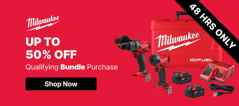 Up to 50% Off Select Milwaukee Bundles