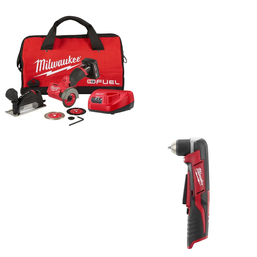 Milwaukee 2522-21XC M12 FUEL Cut Off Tool Kit w/ FREE 2415-20 M12 Dril