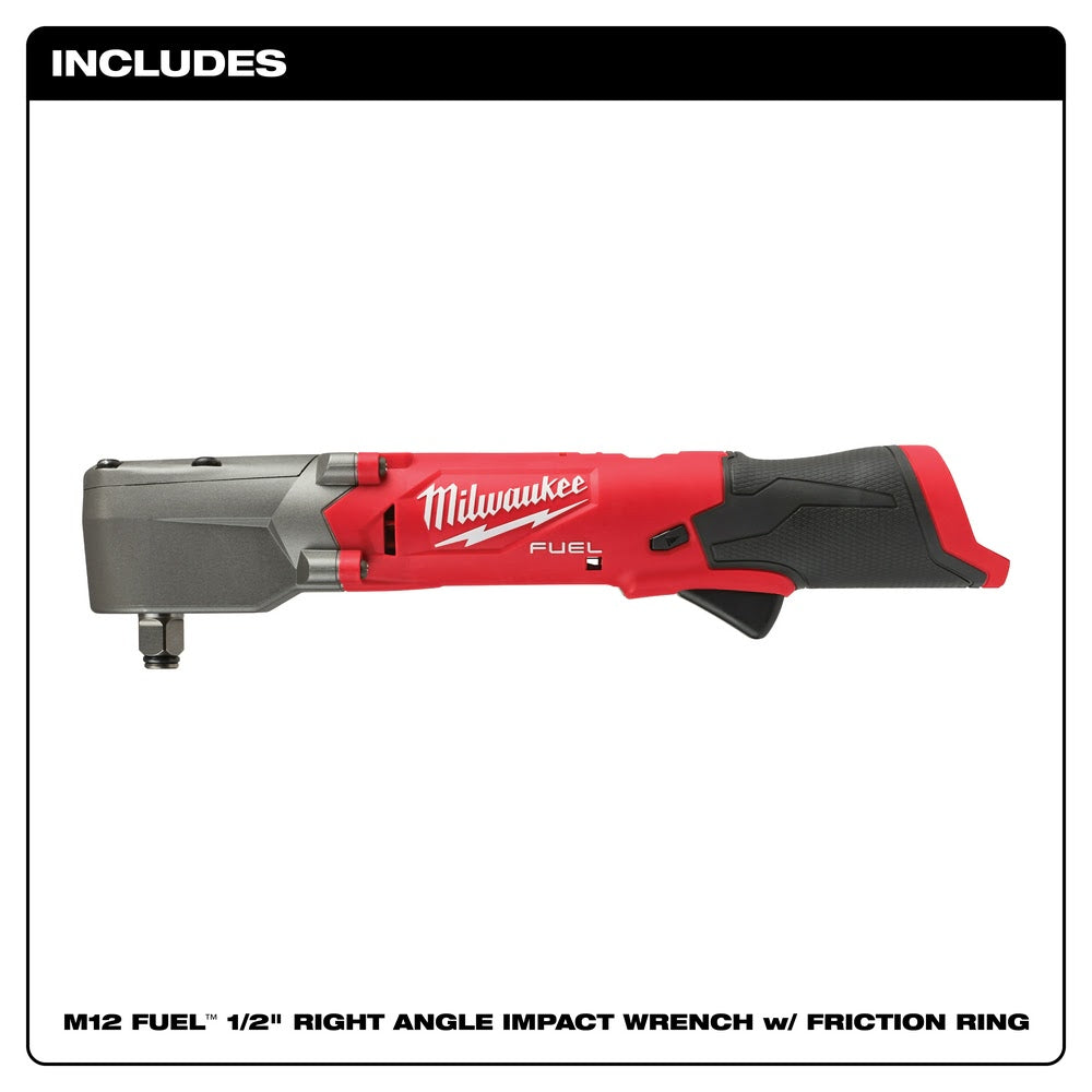 Milwaukee 2565-20 M12 FUEL  1/2" Right Angle Impact Wrench, Bare Tool