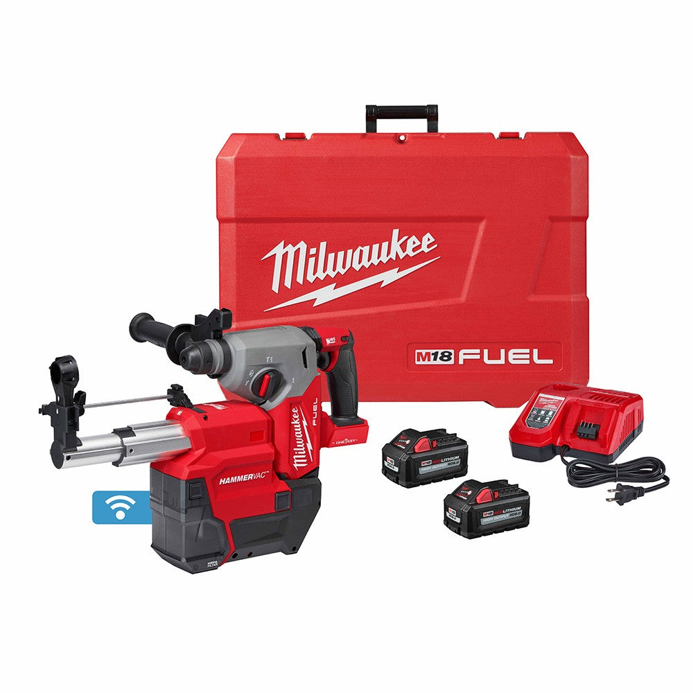 Milwaukee 2914-22DE M18 FUEL™ 1" SDS Plus Rotary Hammer w/ ONE-KEY™ Dust Extractor Kit