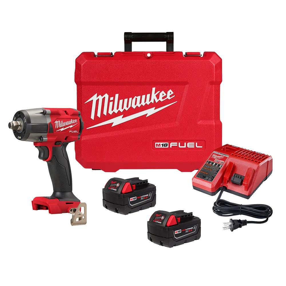 Milwaukee 2962-22R M18 FUEL 1/2  Mid-Torque Impact Wrench w/ Friction
