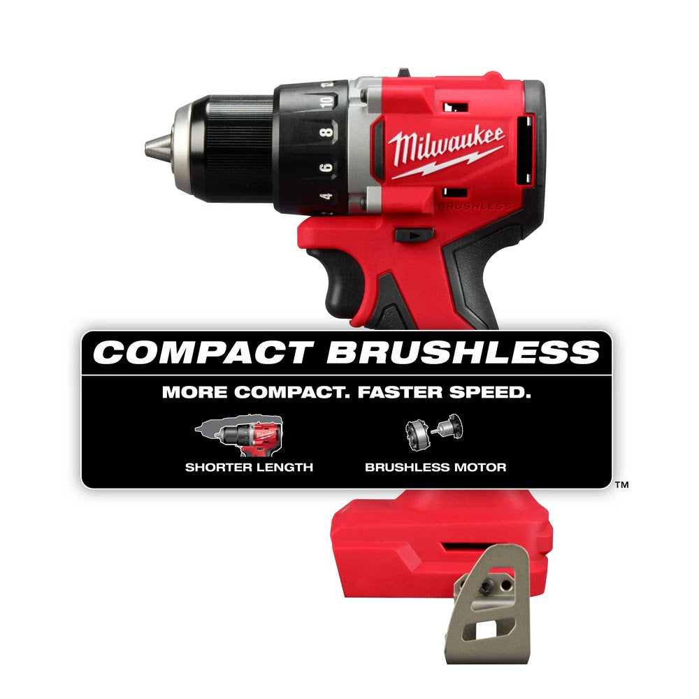 Milwaukee 3601-20 M18 Compact Brushless 1/2" Drill/Driver