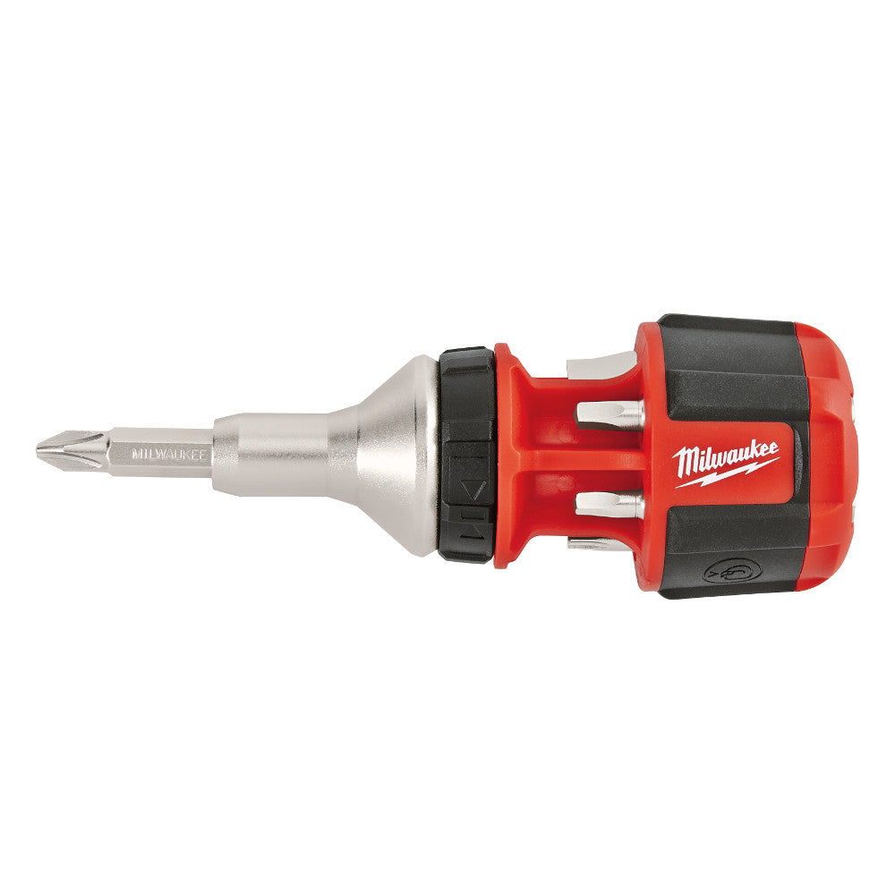 Milwaukee 48-22-2330 8-in-1 Compact Ratcheting Multi-bit Driver