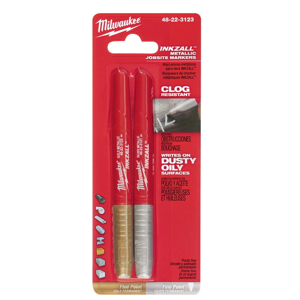 INKZALL Marking Pens and Jobsite Colored Markers