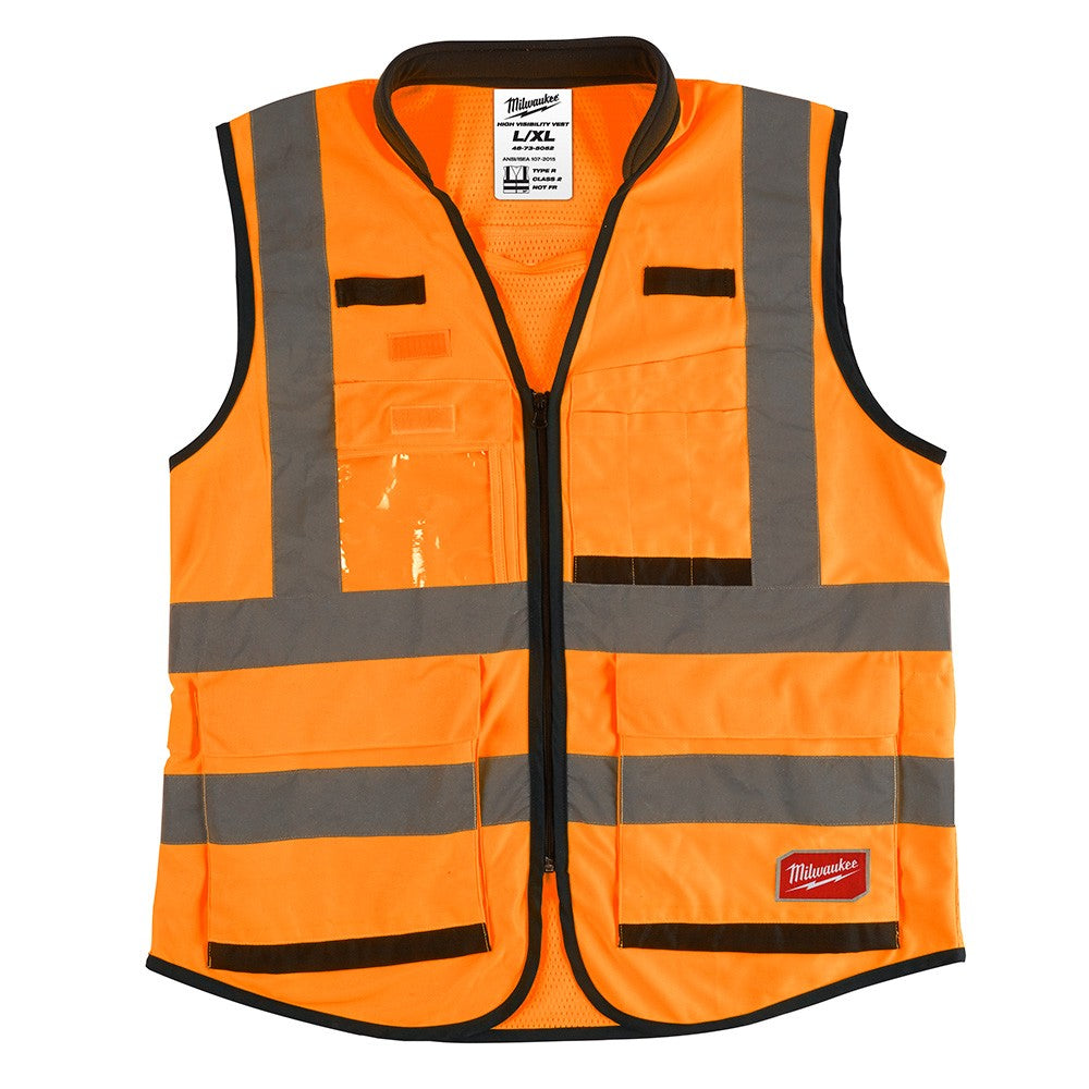 Milwaukee 48-73-5053 High Visibility Orange Performance Safety Vest - XXL/XXXL
