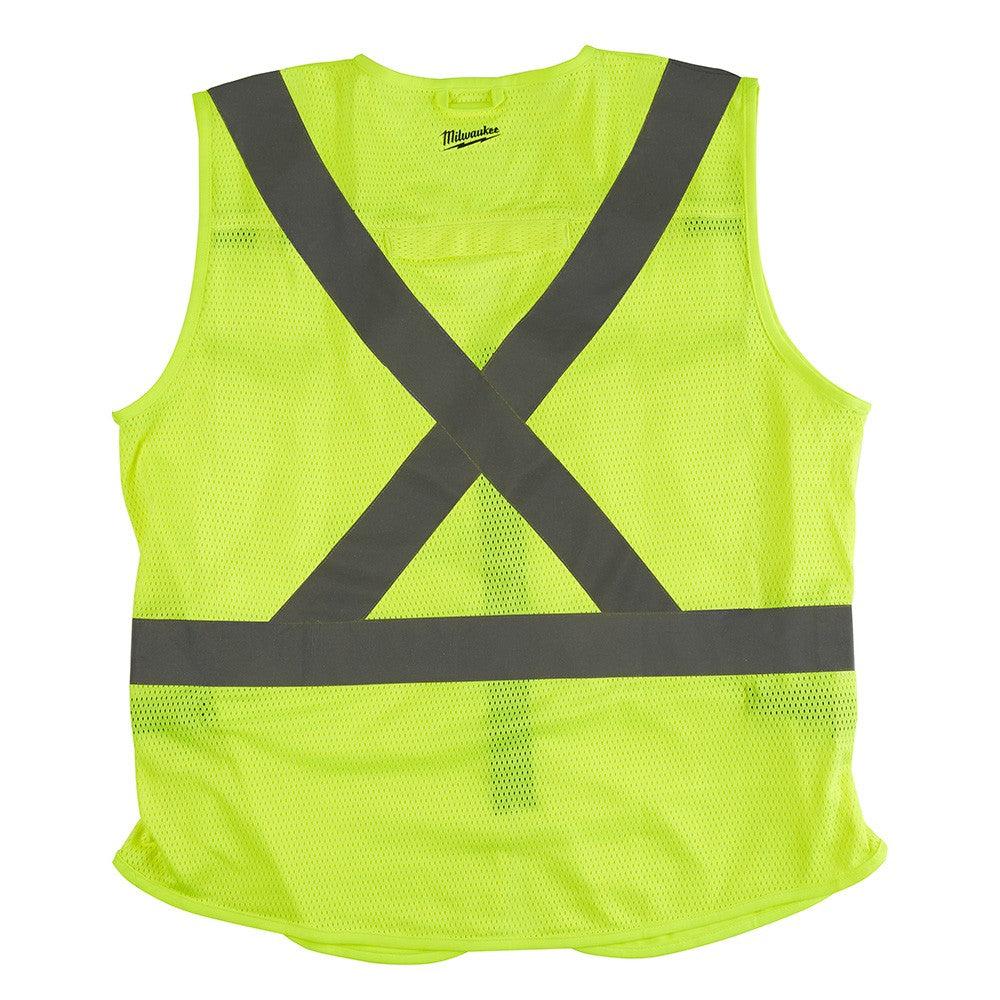 Milwaukee 48-73-5061 High Visibility Yellow Safety Vest - S/M (CSA)