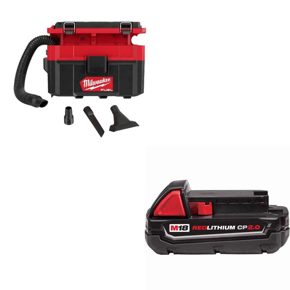 Milwaukee  0970-20 M18 FUEL Vacuum w/ FREE 48-11-1820 M18 2.0 Battery Pack
