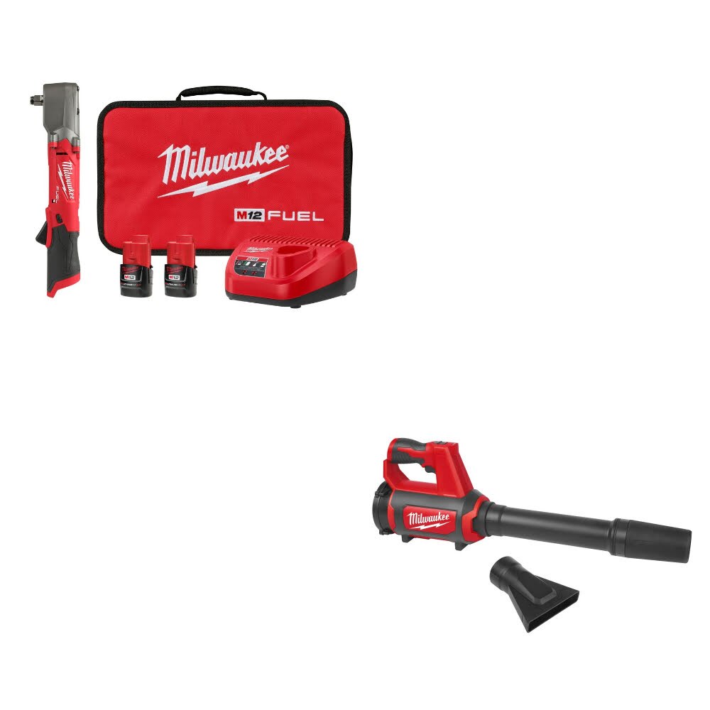 Milwaukee 2565-22 Impact Wrench Kit W/ FREE 0852-20 Spot Blower