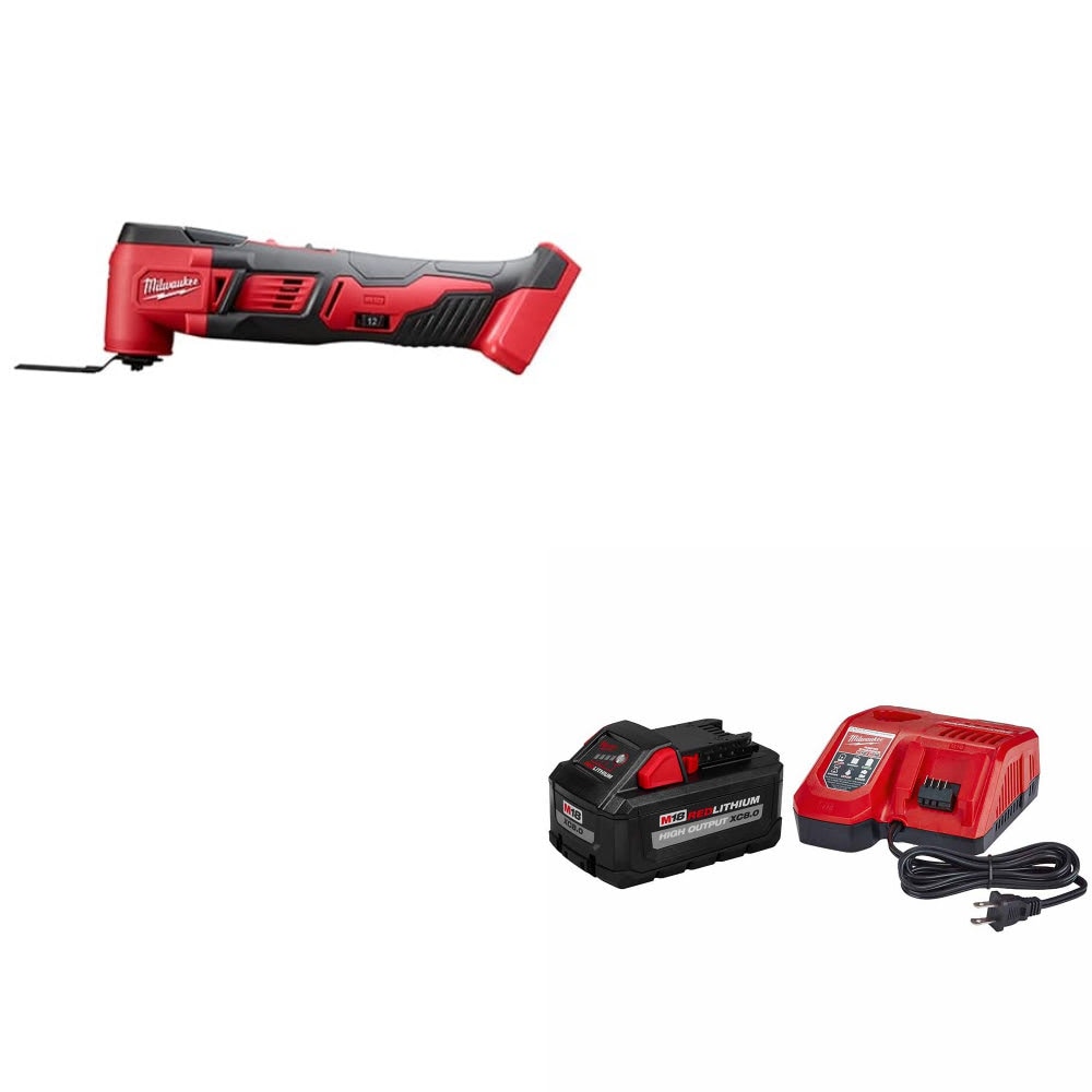 Milwaukee 2626-20 M18 Oscillating Multi-Tool W/ 48-59-1880 M18 XC8.0 Starter Kit