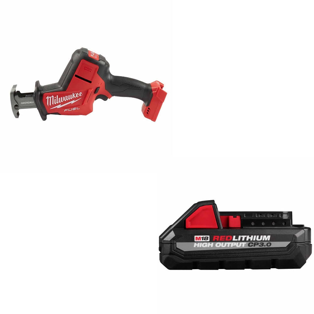 Milwaukee 2719-20 M18 FUEL Hackzall, Bare Tool W/ 48-11-1835 M18 CP3.0 Battery